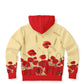 Ukraine Poppies Zip Hoodie