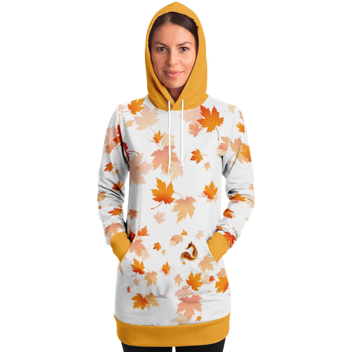 Autumn Fox Women's Longline Hoodie - XL, US stock