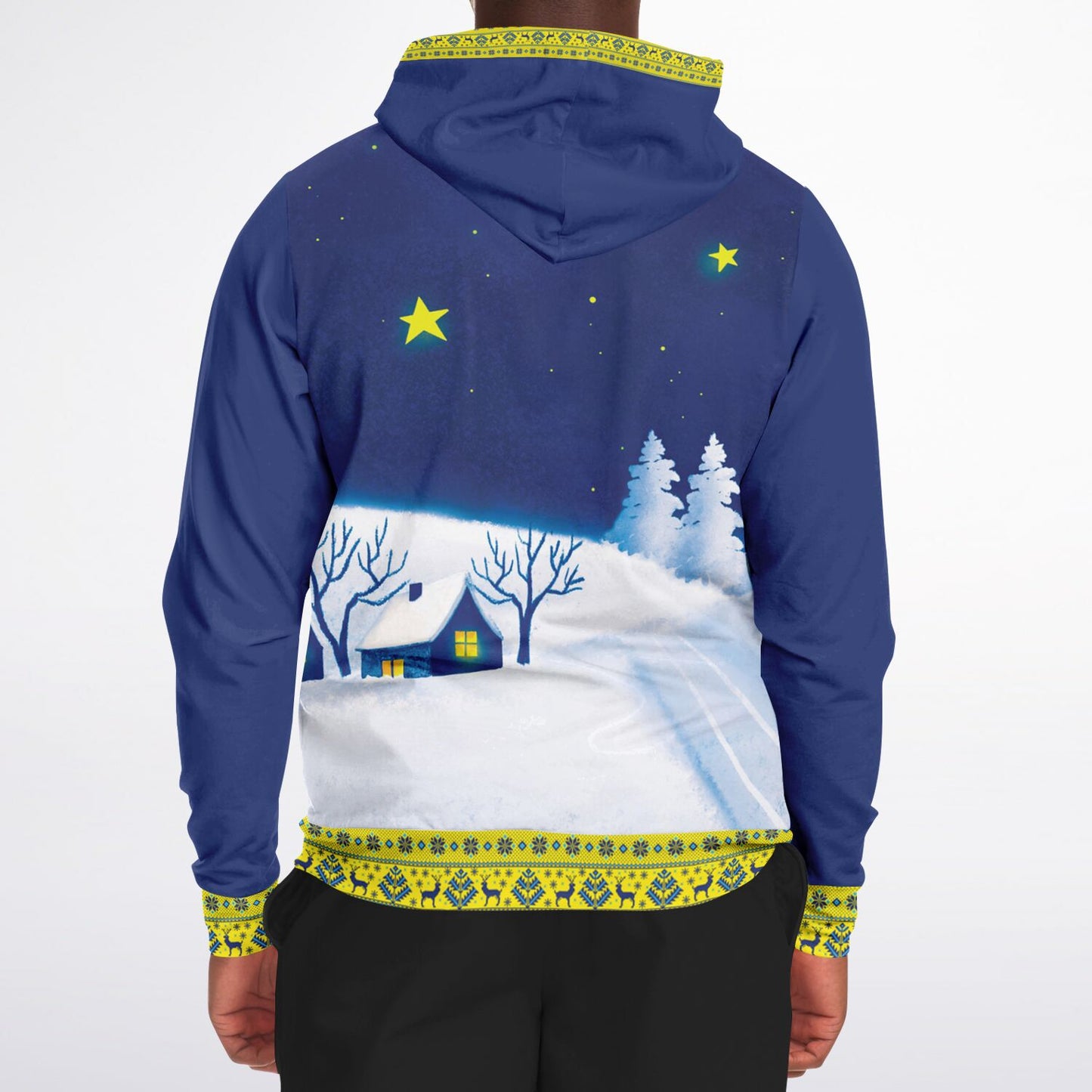 Winter Nights in Ukraine Zip Hoodie Unisex