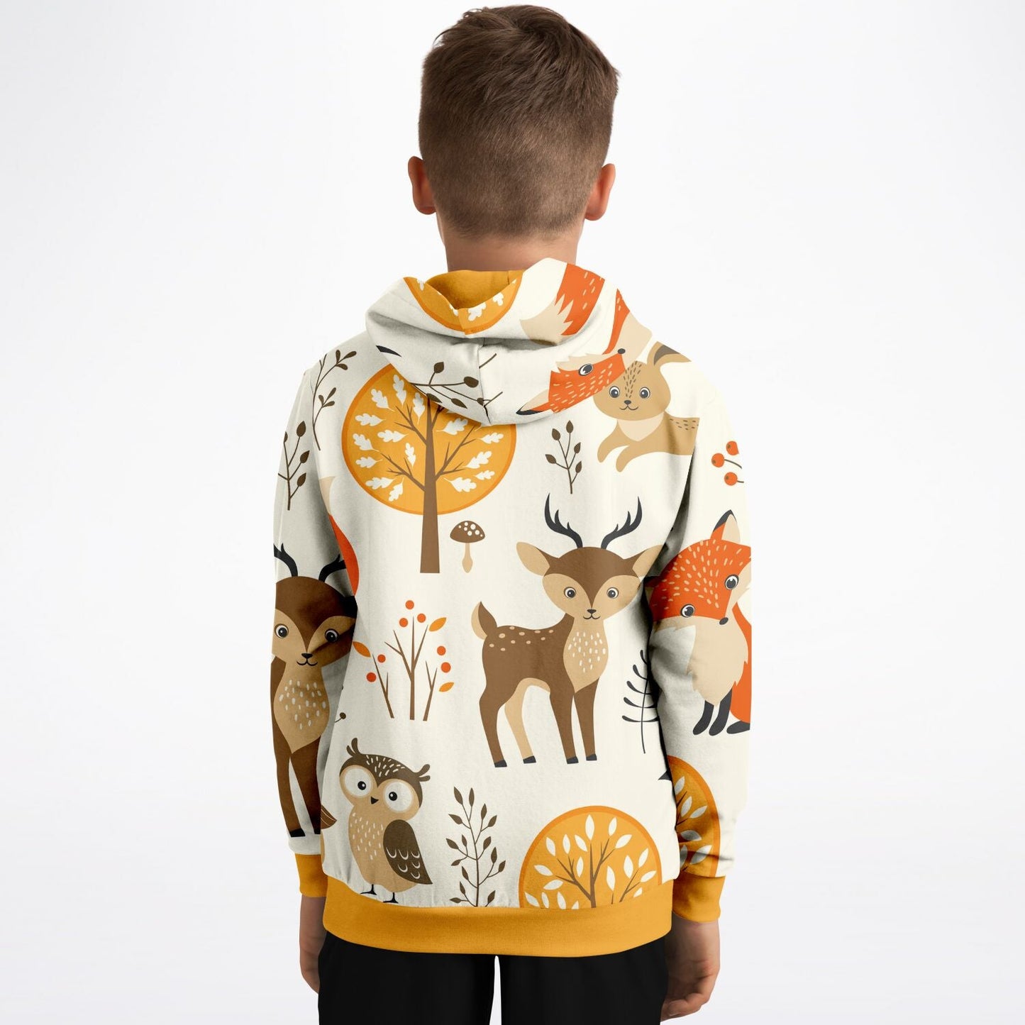 Fall Animals Kids Hoodie