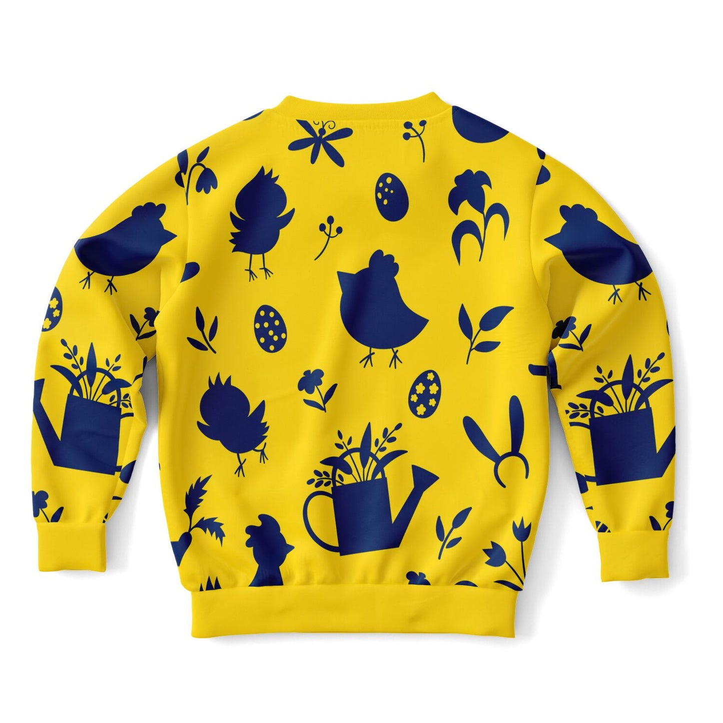 Yellow Easter Kids Sweatshirt