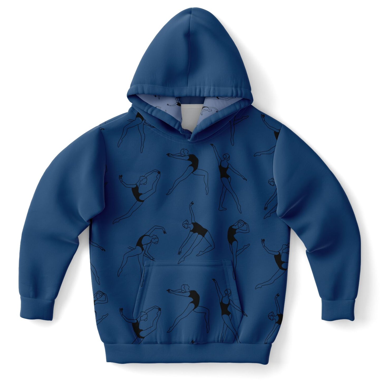 Blue Gymnastics Kids Hoodie