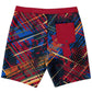 Abstract Red 2 Men's Board Shorts