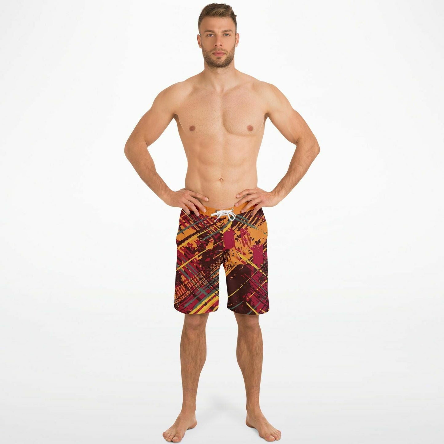 Abstract Orange Men's Board Shorts - coming soon!