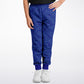 Waves Kids Poly Joggers Dark Blue