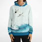 Waves & Cranes Pullover Hoodie Unisex (3 variants)
