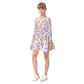 Summer Flowers 1 Girl's Long Sleeve Dress