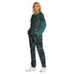 Winter Town Women's Pajama Suit - dark teal 1
