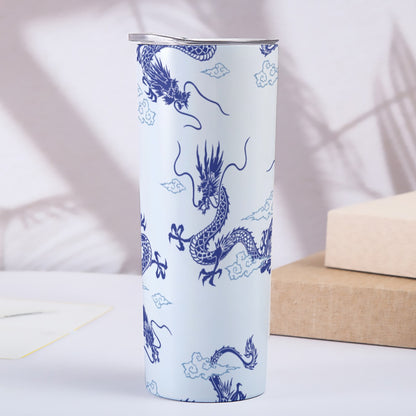 Blue Dragons Skinny Tumbler 20OZ
