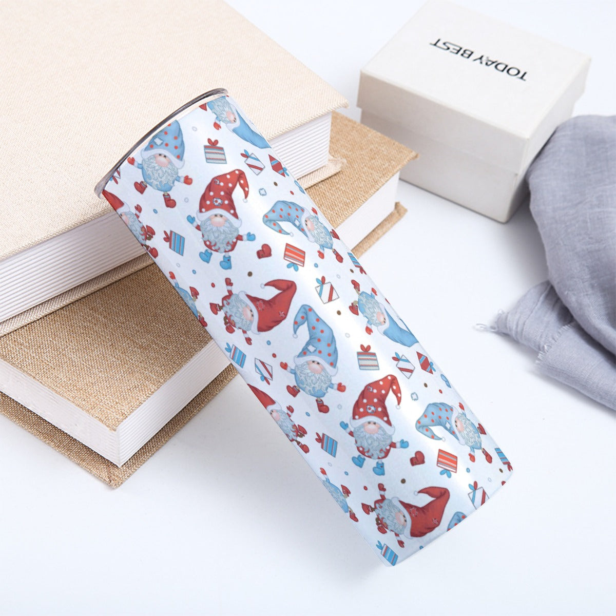 Winter Gnomes Skinny Tumbler 20OZ