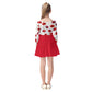 Red Poppies Kid's Long Sleeve Dress