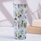 Winter Gnomes Town Skinny Tumbler Stainless Steel with Lids 20OZ
