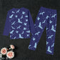 Cranes and Stars Kid's Pajamas With Wide Ankles