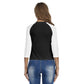 Owl Family Women's Raglan Sleeves T-shirts - black