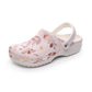 Golden Leaves Pink Women's Classic Clogs