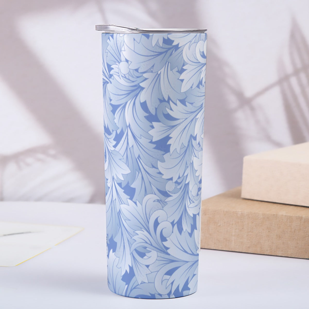 Winter Leaves Skinny Tumbler 20OZ