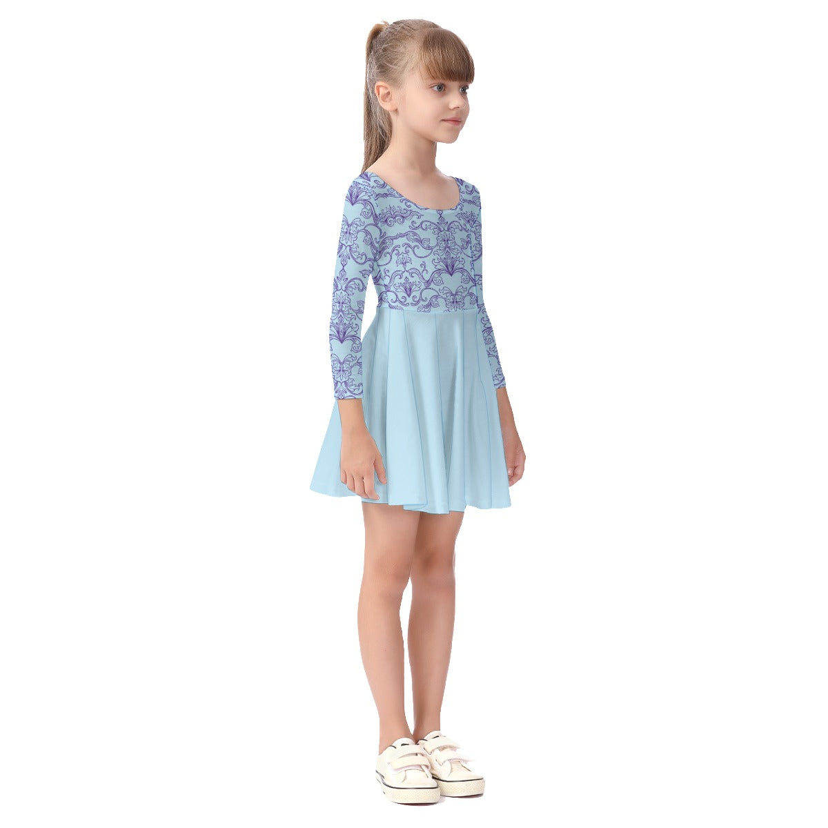 Skate Princess Girl's Long Sleeve Dress
