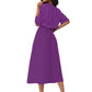 Purple Koi Maxi Dress 2