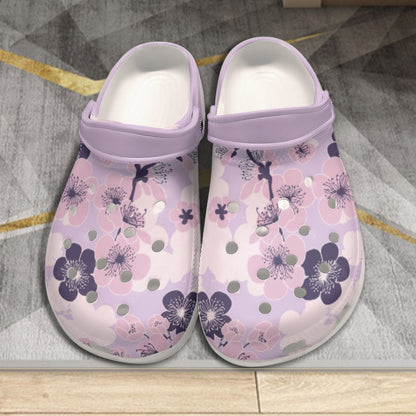Cherry Blossom Women's Classic Clogs