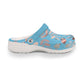 Blue Leaves Women's Classic Clogs