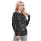 Owl on the Moon Women's  Long Sleeves Blouse