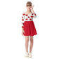 Red Poppies Kid's Long Sleeve Dress