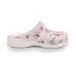 Golden Leaves Pink Women's Classic Clogs