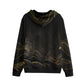 Black-gold  Unisex Hoodie With Zipper Closure | 310GSM Cotton