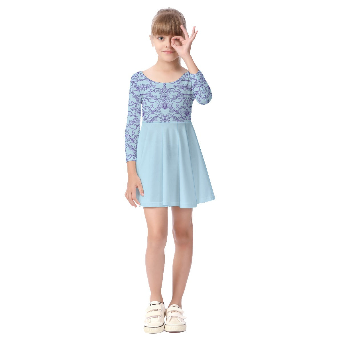Skate Princess Girl's Long Sleeve Dress