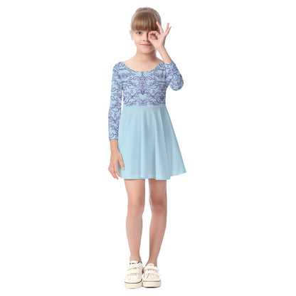 Skate Princess Girl's Long Sleeve Dress