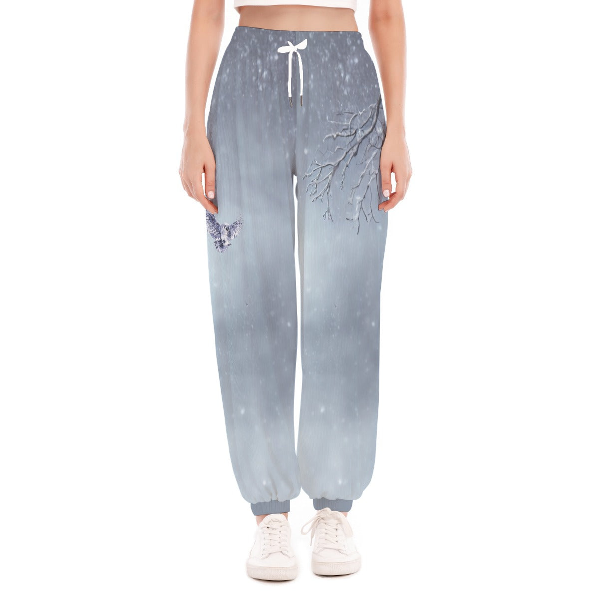 Winter Owl Women's Loose Striped Trousers