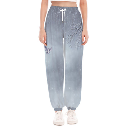 Winter Owl Women's Loose Striped Trousers