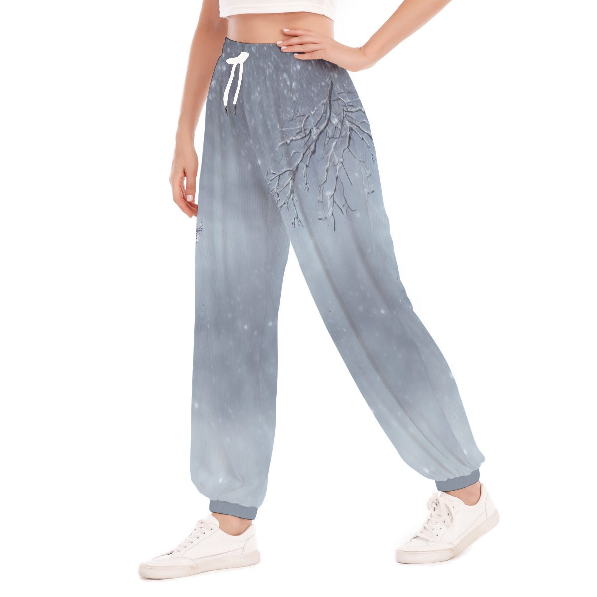 Winter Owl Women's Loose Striped Trousers