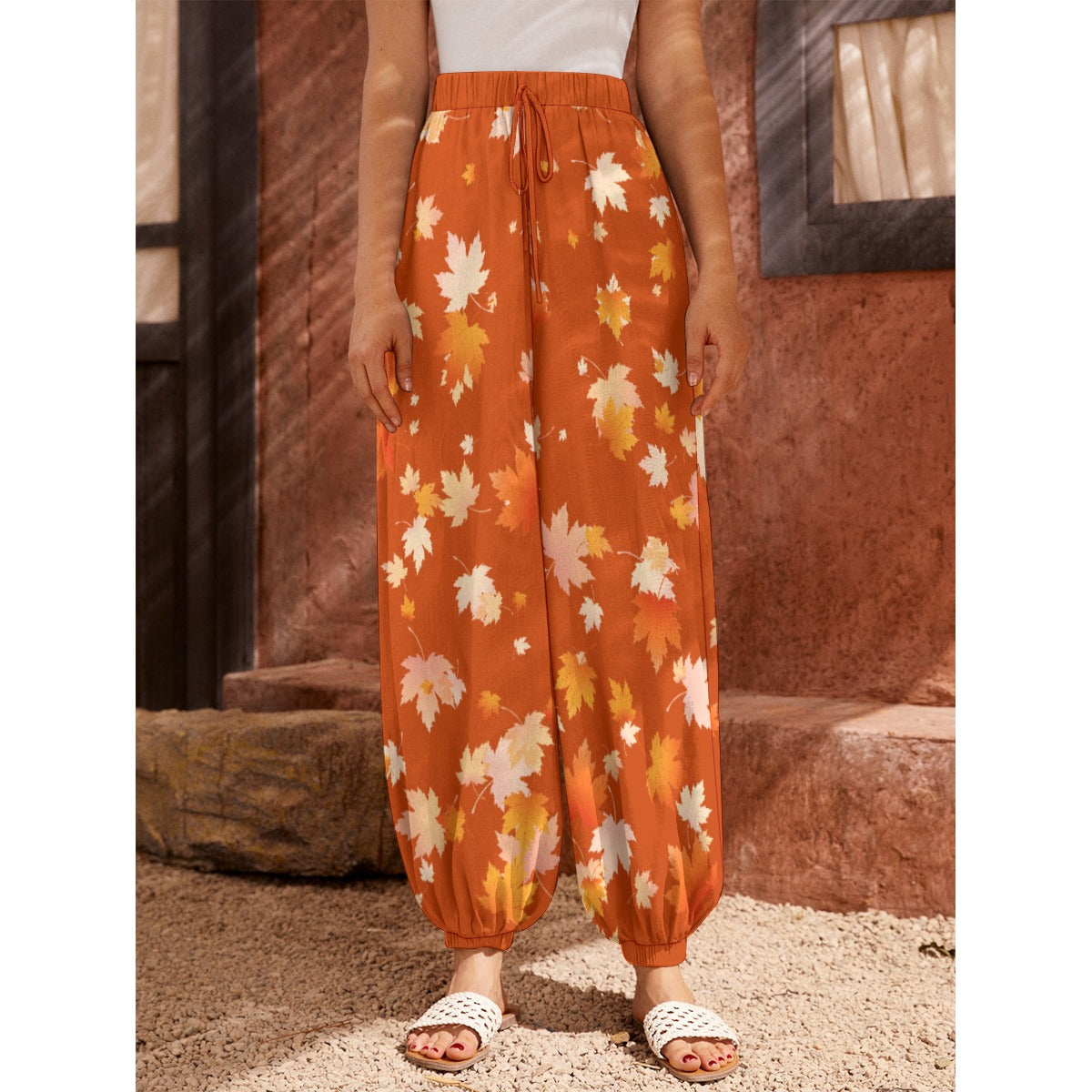 Fall Leaves Women's Harem Pants - 2