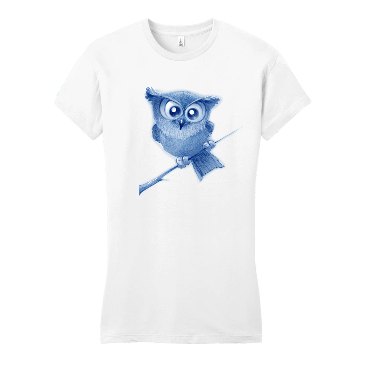 Blue Owl Women Fitted T-Shirt
