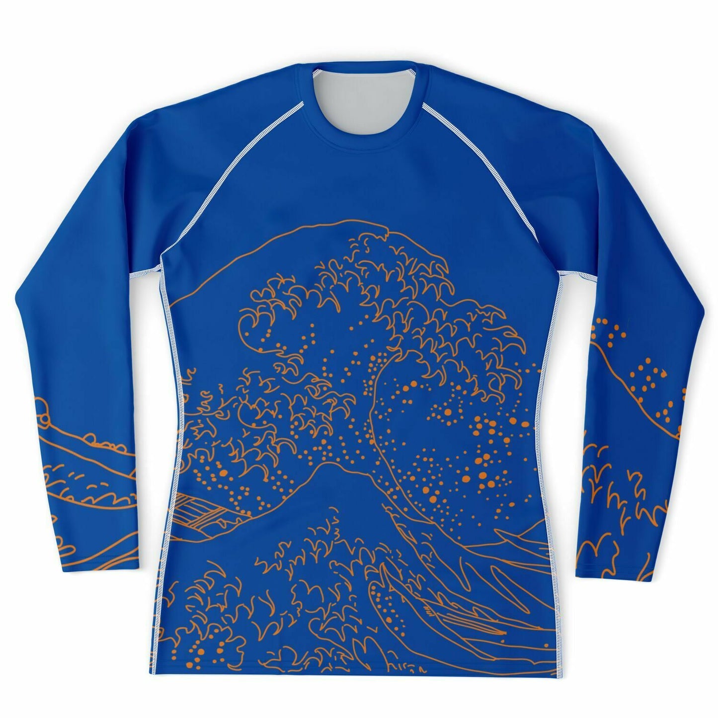 Waves Blue Men's Rashguard