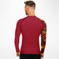 Koi Red Men's Rashguard (one sleeve)
