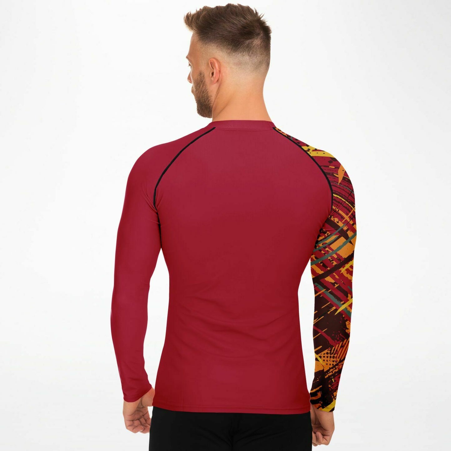 Koi Red Men's Rashguard (one sleeve)