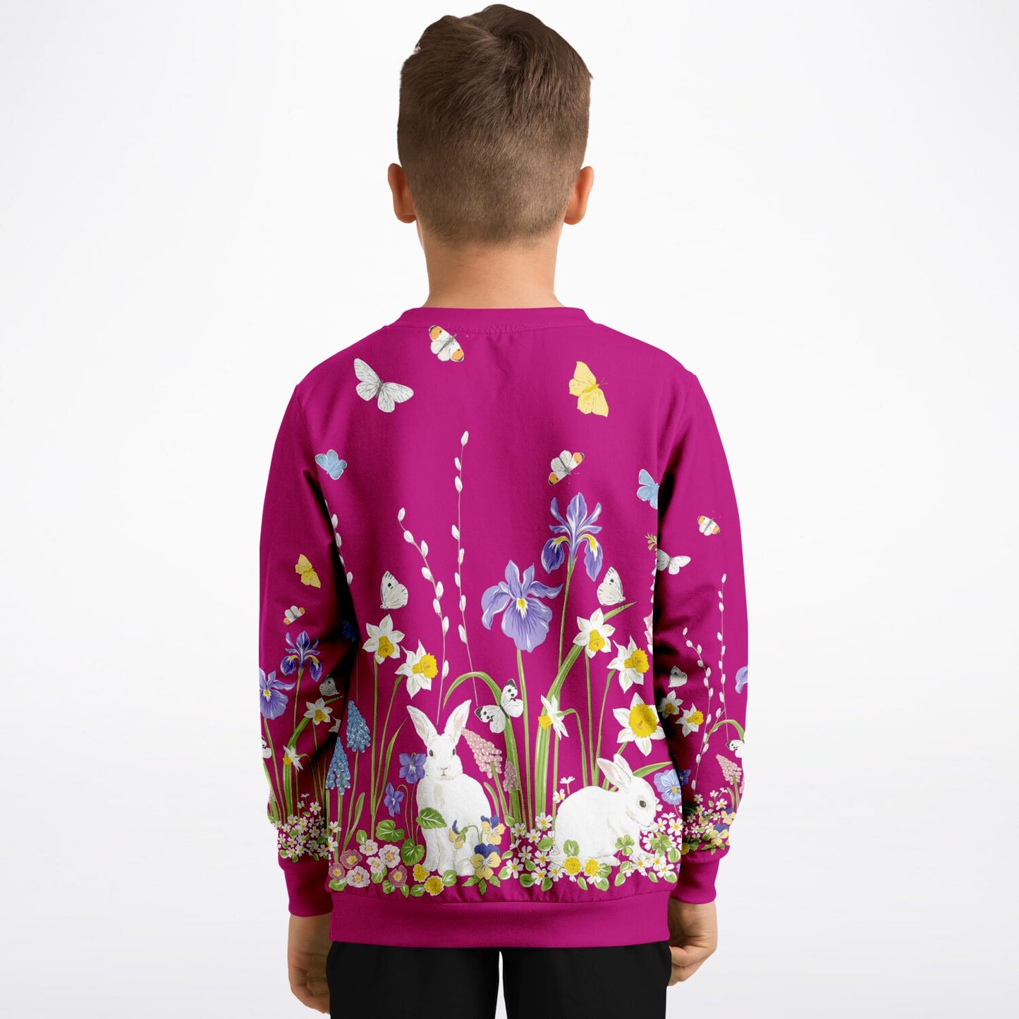 Spring Bunnies 3 Kids Sweatshirt