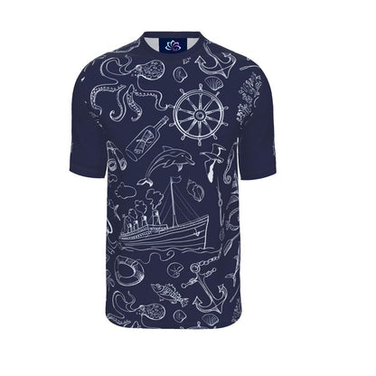 Dark Blue Marine Men's T-shirt