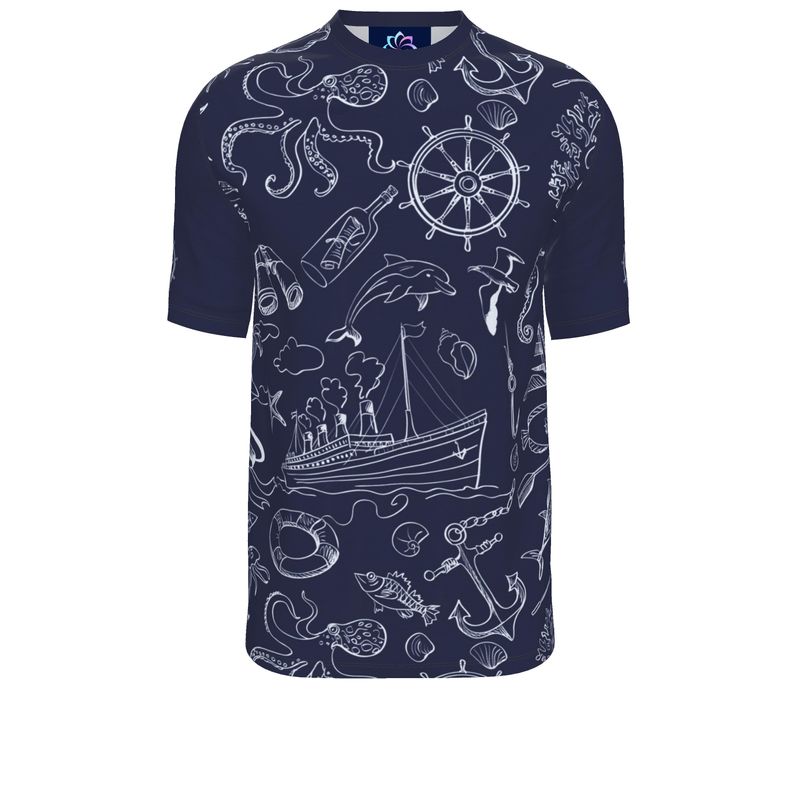 Dark Blue Marine Men's T-shirt