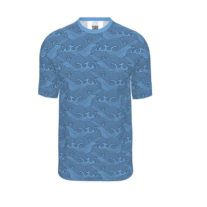 Soft Blue Waves 2 Men's T-shirt