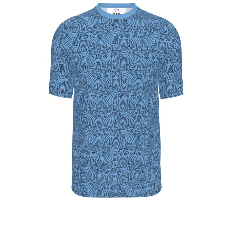 Soft Blue Waves 2 Men's T-shirt