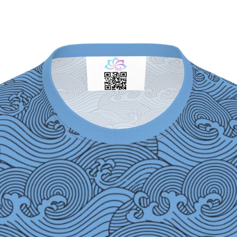 Soft Blue Waves 2 Men's T-shirt