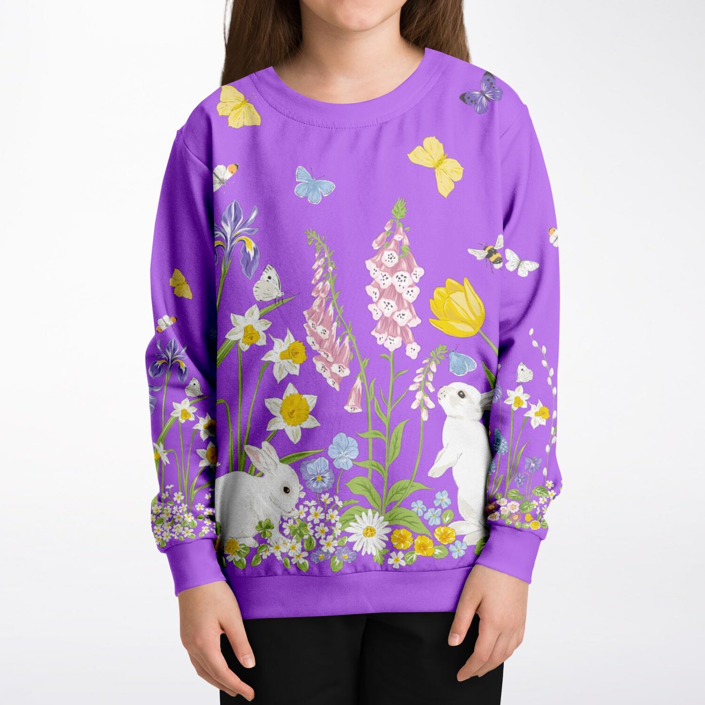 Spring Bunnies Kids Sweatshirt (3 variants)