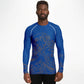 Waves Blue Men's Rashguard