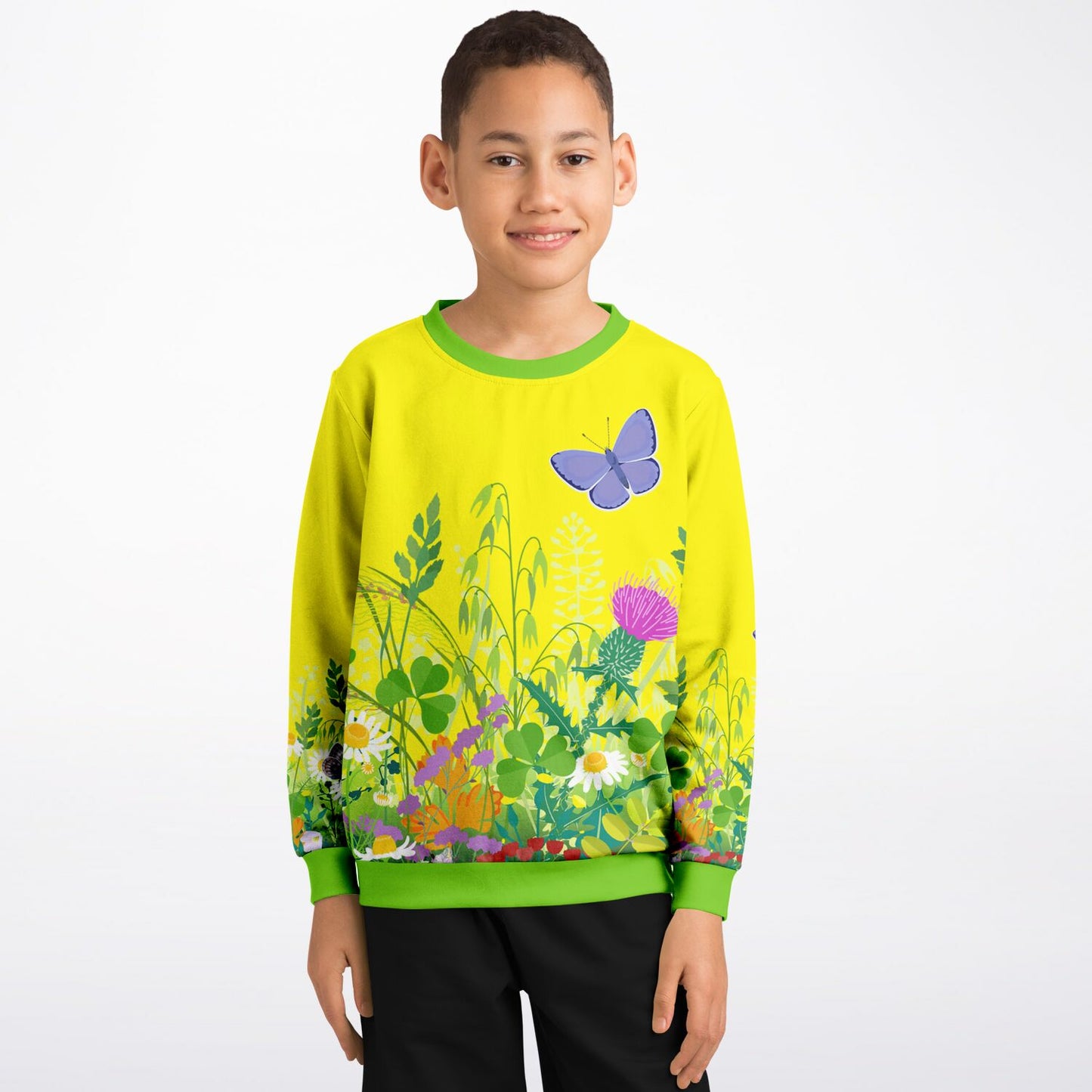 Summer Field Kids Sweatshirt