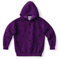 Purple Gymnastics 3 Kids Hoodie
