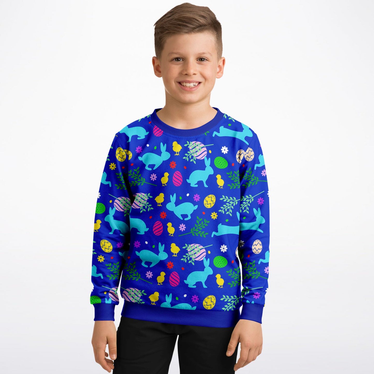 Easter Bunnies Kids Sweatshirt (2 colors)