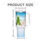 Winter City Blue 40oz Tumbler Stainless Steel